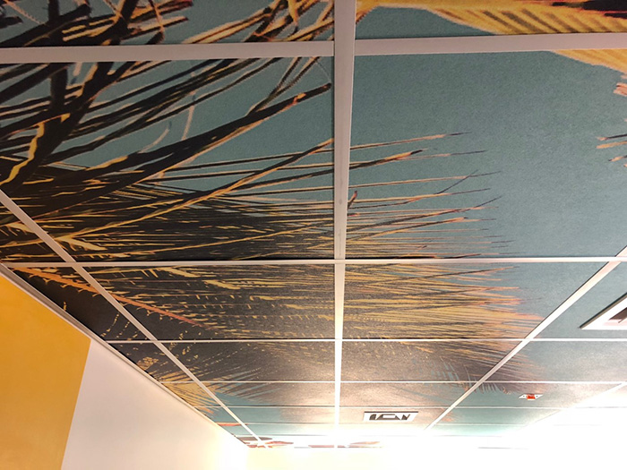 printed ceiling tiles